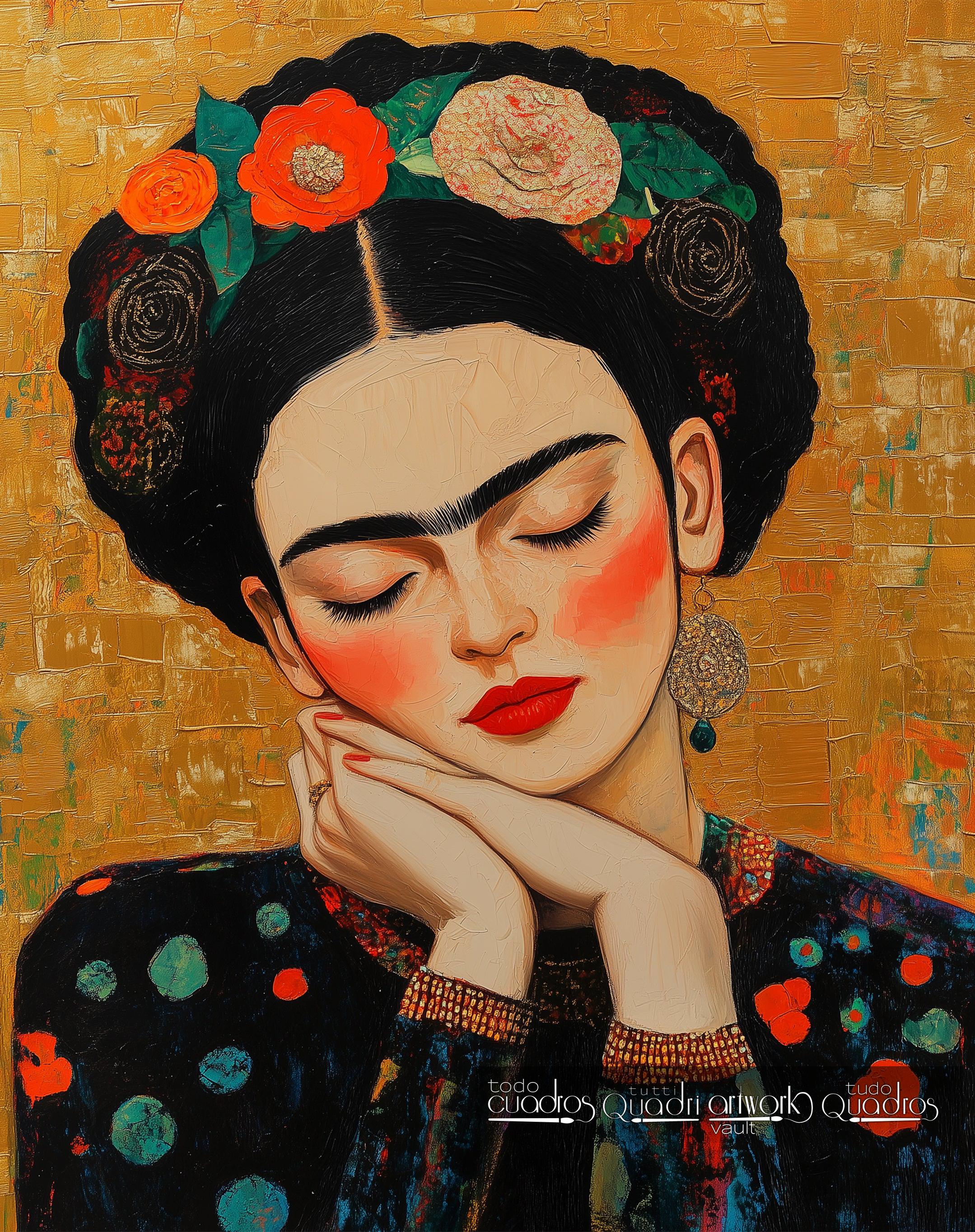 Frida y el resplandor modernista, estilo Klimt